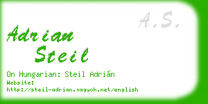 adrian steil business card